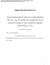 Supporting Information For