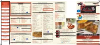 Carry-Out & Delivery Menu