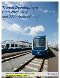 Draft Transit Development Plan 2021-2026 and 2020 Annual Report
