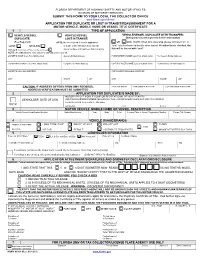 Application for Duplicate Or Lost in Transit / Reassignment for a Motor