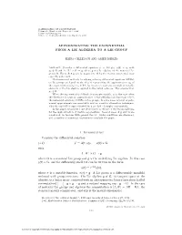 Approximating the Exponential from a Lie Algebra to a Lie Group