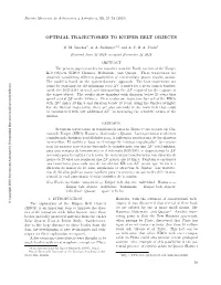 Optimal Trajectories to Kuiper Belt Objects