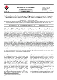 Planktonic Foraminiferal Biostratigraphy and Quantitative Analysis During the Campanian- Maastrichtian Transition at the Oued Ne