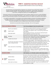 Marketing Essentials Checklist