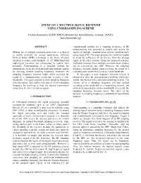 Study on a Multiple Signal Receiver Using Undersampling Scheme