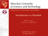 Introduction to Simulink