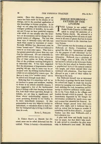 Josiah Holbrook:— Diology, and in the Practical Application of FATHER of the This Knowledge to Human Progress