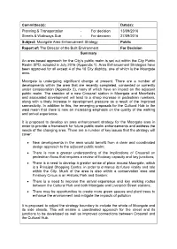 Moorgate Area Enhancement Strategy Initiation Report