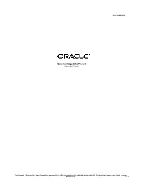 Oracle Technology Global Price List September 7, 2021