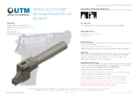 TECHNICAL DATA SHEET SIG SAUER SP2022 PRO 9Mm BLANK
