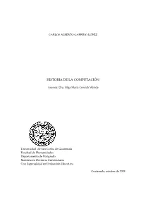Historia De La Computación