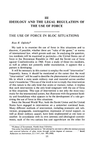 Use of Force in Bloc Situations