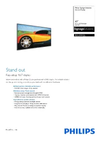 BDL4330QL/00 Philips Q-Line Display