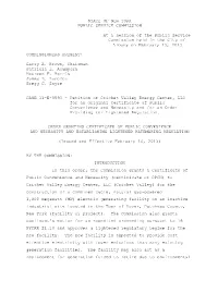 Public Statement Hearing Notice