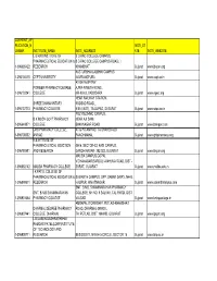 Current Ap Plication Umber N Institute Name Insti Address Insti St Ate Insti Website 1-396085422 L B Rao Institute of Pharmac