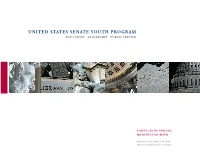 Uvited STATES Sevate Uoutη PROGRAΜ