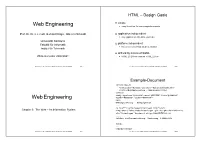Web Engineering § Easy to Author for Non-Computer-Experts