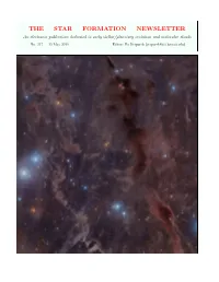 317 — 15 May 2019 Editor: Bo Reipurth (Reipurth@Ifa.Hawaii.Edu) List of Contents