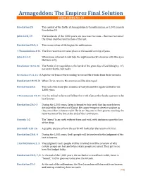 Armageddon: the Empires Final Solution STUDY GUIDE NO