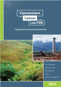 Concessions and Leases in the Lao PDR