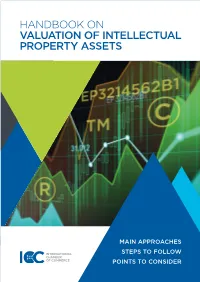 Handbook on Valuation of Intellectual Property Assets