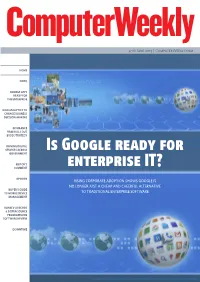 Is Google Ready for Enterprise