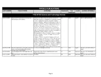 PHYSICS PUBLICATIONS JLAB NUMBER TITLE of PAPER AUTHOR(S) Published? Year Month JOURNAL REFERENCE Published FY09 AFTER Science and Technology Review