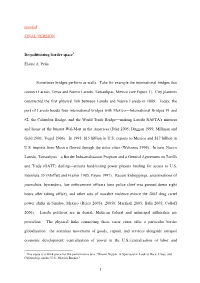 1 Proofed FINAL VERSION De-Politicizing Border Space1