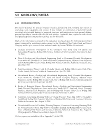 3.5 Geology/Soils