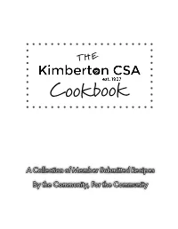 A Collection of Member Submitted Recipes by the Community, for the Community