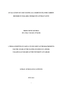 Evaluation of 2-Butanone As a Substitute for Carbon Dioxide In