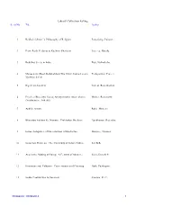 Library Collection Having Serialno Title Author