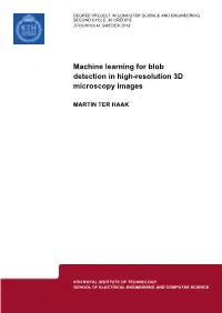 Machine Learning for Blob Detection in High-Resolution 3D Microscopy Images