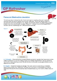 Obstructive Jaundice