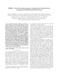 PRIME: a Novel Processing-In-Memory Architecture for Neural Network Computation in Reram-Based Main Memory