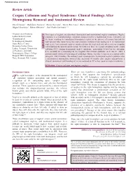 Corpus Callosum and Neglect Syndrome