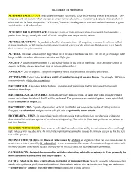 Glossery of Tb Terms Acid-Fast Bacilli- (Afb)