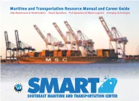 Maritime and Transportation Resource Manual and Career Guide