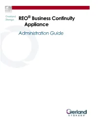 REO BCA Administration Guide