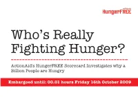 Who's Really Fighting Hunger?
