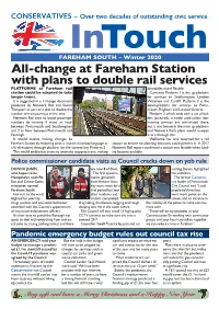 All-Change at Fareham Station with Plans to Double Rail Services PLATFORMS at Fareham Rail Timetables More Flexible