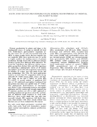 Fatty Acid Signatures Differentiate Marine Macrophytes at Ordinal And