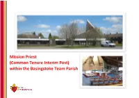(Common Tenure Interim Post) Within the Basingstoke Team Parish