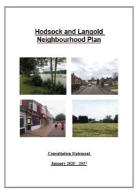 Consultation Statement