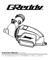 Instruction Manual P/N: 12519101