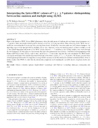 Interpreting the Spitzer/IRAC Colours of 7 ≤ Z ≤ 9 Galaxies: Distinguishing Between Line Emission and Starlight Using ALMA