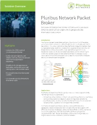 Pluribus Network Packet Broker