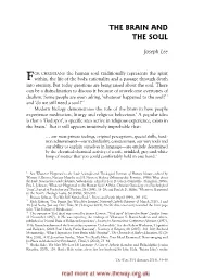 THE BRAIN and the SOUL Joseph