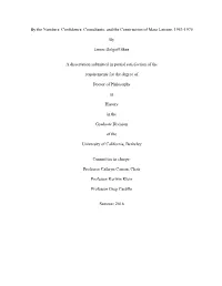 By the Numbers: Confidence, Consultants, and the Construction of Mass Leisure, 1953-1975 by James Dalgoff Skee a Dissertation Su