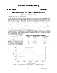 Isotopegeochemistry Chapter4